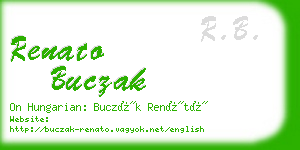 renato buczak business card